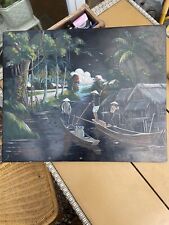 Tableau vietnamien signe d'occasion  Versailles