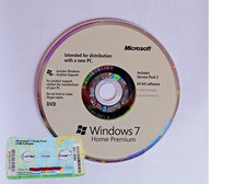 ADESIVO ORIGINAL WINDOWS 7 HOME PREMIUM SP1 64 bits INGLÊS CERTIFICADO DE AUTENTICIDADE + CHAVE DE LICENÇA comprar usado  Enviando para Brazil