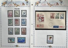 FINLANDIA 1951 - 1975 Colección de estampillas de aves MNH 12 estampillas + 1 FDC CV $40+ segunda mano  Embacar hacia Mexico