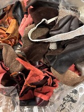 Leather pieces 4kg for sale  MANCHESTER
