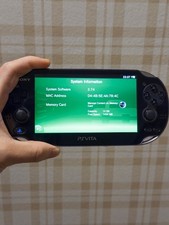 Sony PS Vita PCH-1000 modelo preto OLED Wi-Fi com carregador, 16GB de memória e 7 jogos, usado comprar usado  Enviando para Brazil