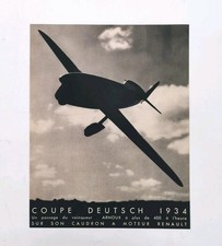 Ancienne affichette aviation d'occasion  Colmar