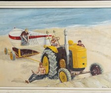 Oil painting r.rowe for sale  BASILDON