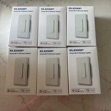 Interruptor de luz ELEGRP Smart Dimmer DPR10 configuração de pólo único 2.4GHz Wi-Fi Touch D..., usado comprar usado  Enviando para Brazil