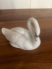 Lladro glazed swan for sale  CHESTERFIELD