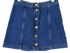 Blue denim skirt for sale  LIVERPOOL