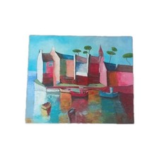 Painting canvas naive d'occasion  Expédié en Belgium
