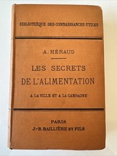 Secrets alimentation héraud d'occasion  Versailles