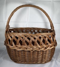 Vintage sturdy wicker for sale  NOTTINGHAM
