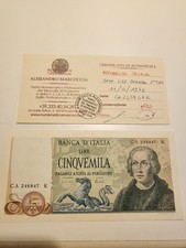 5000 lire colombo usato 5000 lire colombo usato  Staranzano