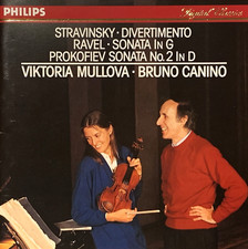 Stravinsky Divertimento Ravel Prokofiev Violin Sonatas MULLOVA Philips CD MINT, usado comprar usado Stravinsky Divertimento Ravel Prokofiev Violin Sonatas MULLOVA Philips CD MINT, usado comprar usado  Enviando para Brazil