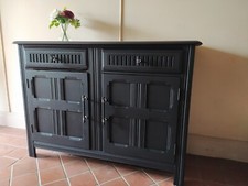 Sideboard black chrome for sale  LYTHAM ST. ANNES