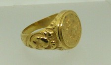 Anello sigillo cavavalieri usato  Tiriolo
