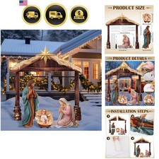 Christmas nativity scene d'occasion  Expédié en Belgium