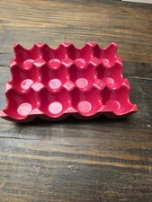 Usado, Porta-ovos geladeira bancada dúzia 12 vermelho comprar usado  Enviando para Brazil