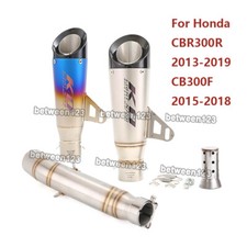 Tubulação de escape Middle Link deslizante para Honda CB300F 2015-2018 CBR300R 2013-2019, usado comprar usado  Enviando para Brazil