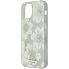 Capa protetora rígida Kate Spade para iPhone 13 mini - Hollyhock floral transparente, usado comprar usado  Enviando para Brazil