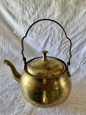 Brass teapot floral for sale  Aurora
