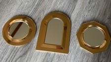 Conjunto de três mini espelhos vintage, usado comprar usado Conjunto de três mini espelhos vintage, usado comprar usado  Enviando para Brazil