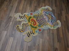 Tibetan tiger rug for sale  Kensington