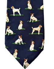 Jaqueta masculina ALYNN 100% seda Russel Terrier azul escuro 58x4 comprar usado  Enviando para Brazil