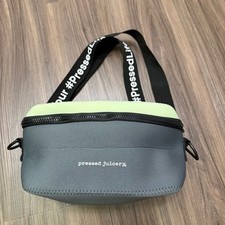 Lancheira refrigeradora tiracolo pressed Juicery neoprene com zíper, usado comprar usado  Enviando para Brazil