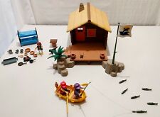 Lot playmobil cabane d'occasion  Saint-Bonnet-de-Joux