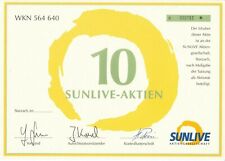 Sunlive aktien starzach gebraucht kaufen  Oelsnitz