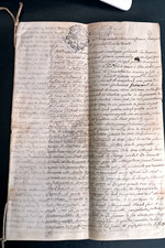 Parchemin dauphiné 1763 d'occasion  Rive-de-Gier