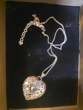 Colar pingente de cristal Swarovski coração reversível Brighton comprar usado Colar pingente de cristal Swarovski coração reversível Brighton comprar usado  Enviando para Brazil