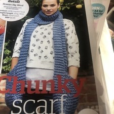 Chunky scarf knitting for sale  HALIFAX