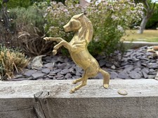Vintage brass rearing for sale  NEW MILTON