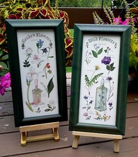 Conjunto de 2 fotos de estampas de flores silvestres para jardim comprar usado  Enviando para Brazil