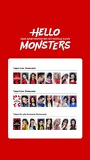 BABYMONSTER HELLO MONSTER CARTÃO FOTOGRÁFICO TURNÊ MUNDIAL EM TAIPEI - OFICIAL comprar usado  Enviando para Brazil