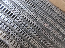 Letterpress lead type for sale  Saint Paul