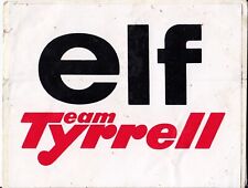 Elf team tyrrell for sale  CHELTENHAM