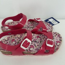 Sandálias Birkenstock Rio meninas rosa estampa unicórnio tamanho Euro 33 EUA 2 2.5 tiras comprar usado  Enviando para Brazil