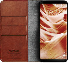 NOVA Capa Folio de Couro Marrom Nomad com Bolsos para Cartão para Samsung Galaxy S8+ PLUS, usado comprar usado  Enviando para Brazil