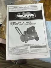 Mcgraw owner manual for sale  Rome