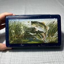 Isca gabarito vintage sem marca 2 lados metal robalo pesca equipamento caixa, usado comprar usado  Enviando para Brazil