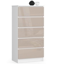 AKORD KOMODA K60 5SZ CLP CAPUCCINO POŁYSK na sprzedaż  PL
