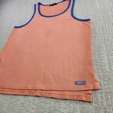 Camisa polo masculina vintage Ralph Lauren vôlei média regata feita nos EUA estádio anos 90  comprar usado  Enviando para Brazil