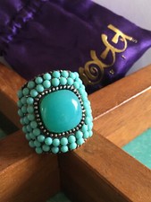 Bague imposante bleue d'occasion  Besançon