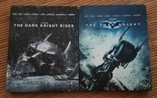 2 Movie Batman The Dark Knight Rises Blu-ray DVD Set Lot Steelbook 5 Disks DC US comprar usado  Enviando para Brazil