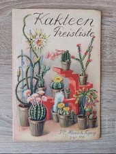 Kakteenpreisliste 1930 gebraucht kaufen  Rötha