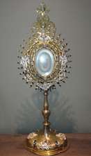 Ostensoir monstrance reliquair d'occasion  Genouillac