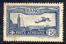 STAMP / TIMBRE DE FRANCE POSTE AERIENNE OBLITERE N° 6 AVION SURVOLANT MARSEILLE comprar usado  Enviando para Brazil