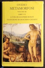 Ovidio metamorfosi volume usato  Bologna