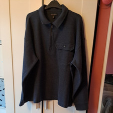 mens half zip jumper for sale  SWINDON