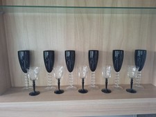 Black drinking glasses for sale  ABERTILLERY